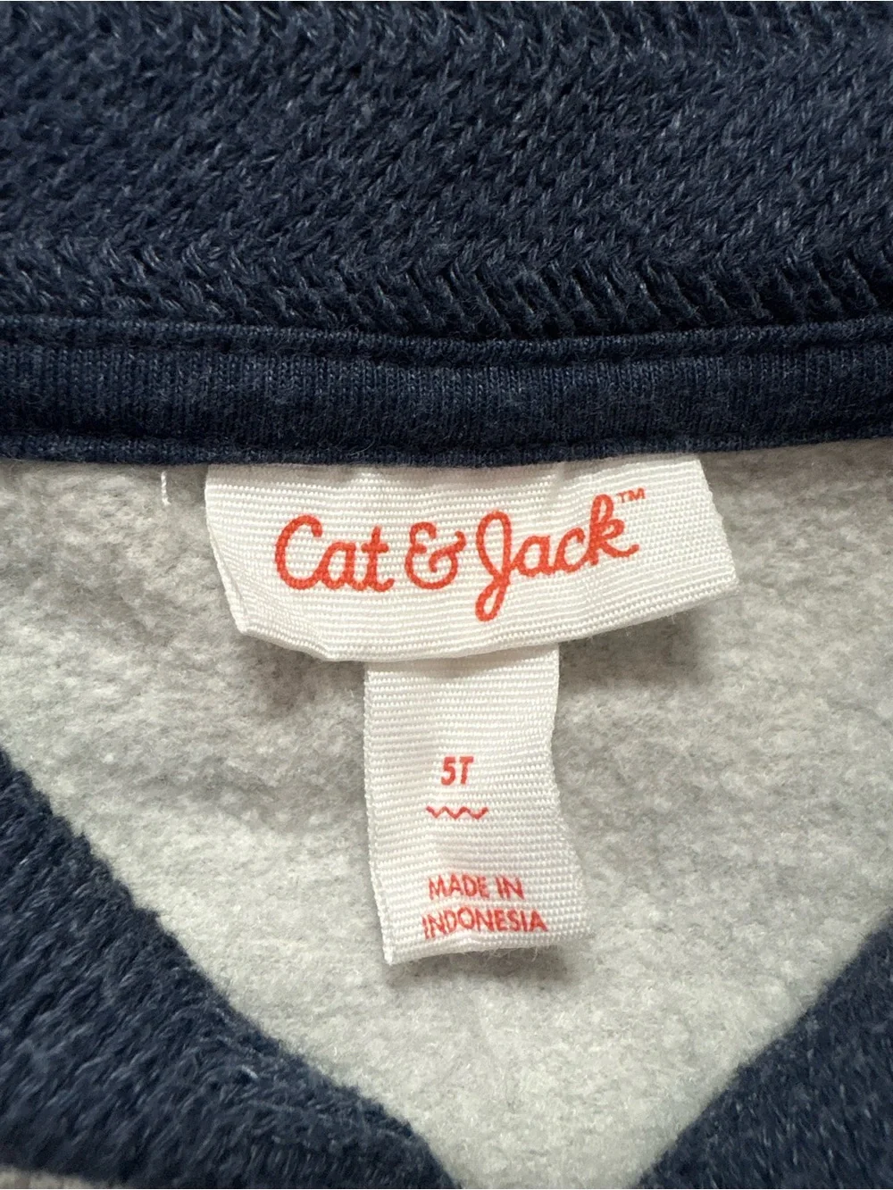 Cat & Jack Gray Pullover and Old Navy Blue skinny pants